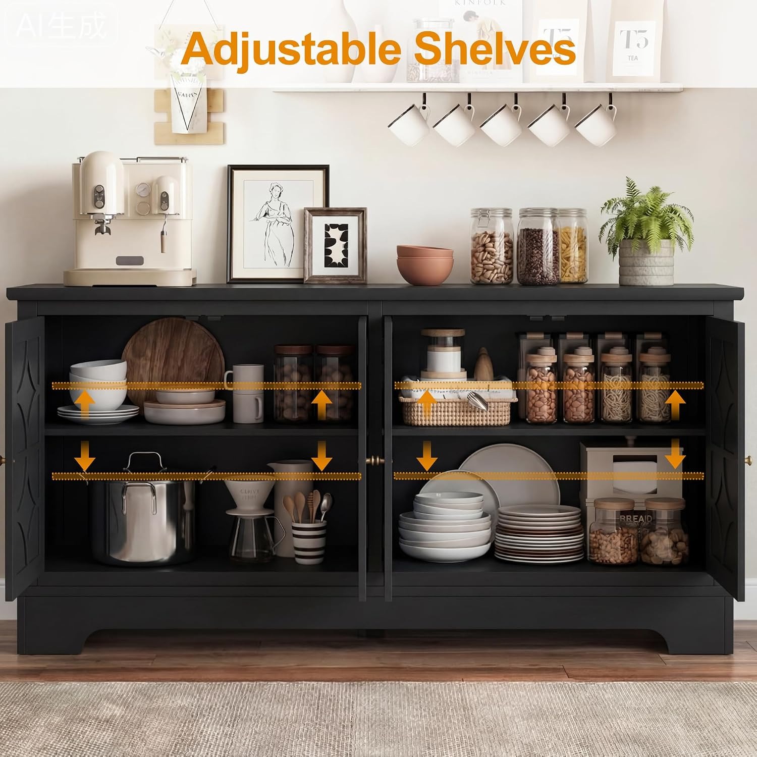 Depolama Alanlı Büfe Dolabı, 5 - Tables incelemesi ve fiyatı