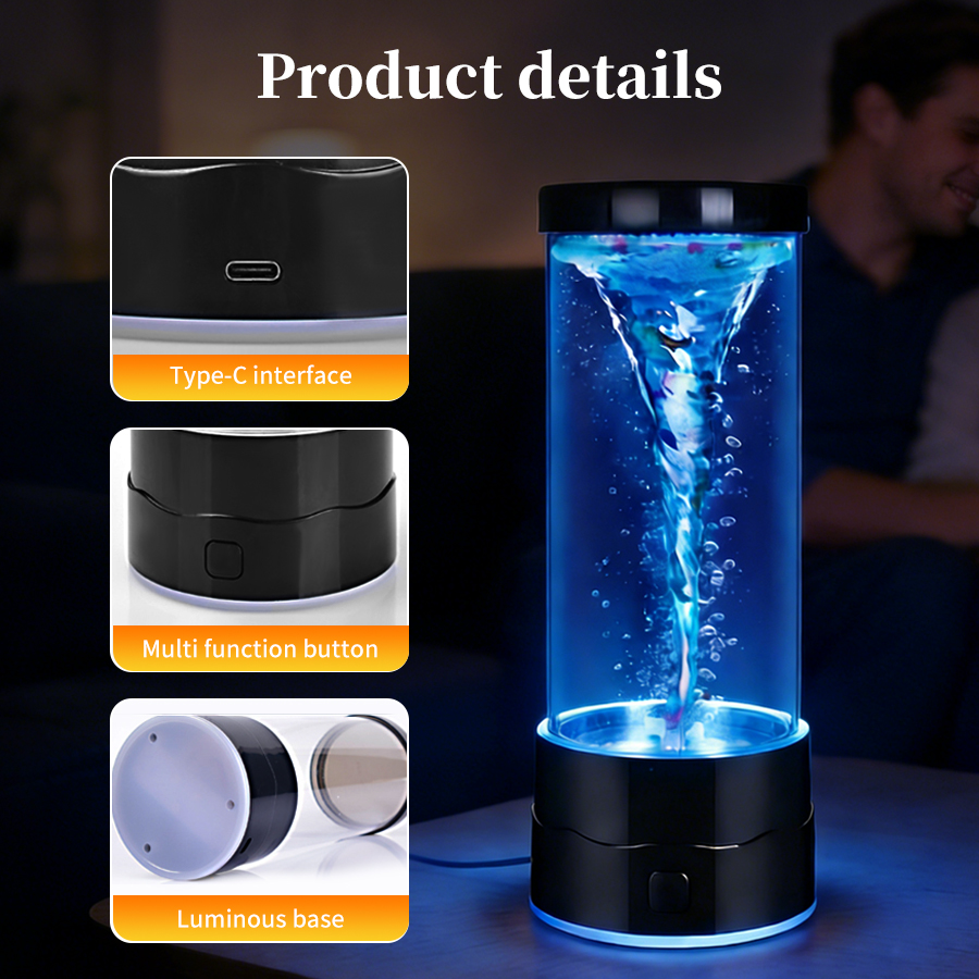 Yaratıcı LED Tornado Gece Lamb - Floating Nightstand With Led Light incelemesi ve fiyatı