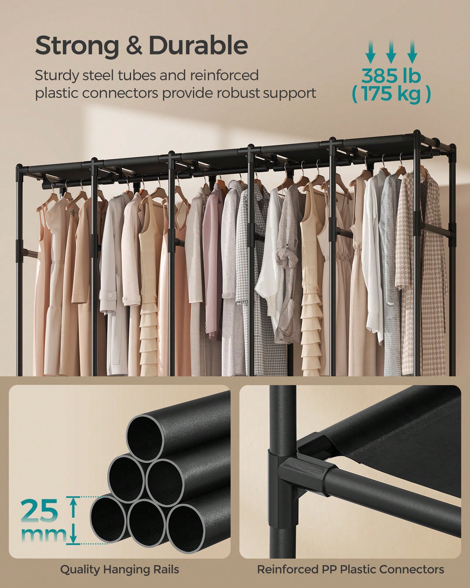 Ağır Hizmet Tipi Taşınabilir G - Wardrobe Closet Portable Fabric Cover incelemesi ve fiyatı