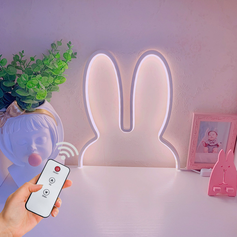 Sevimli LED Tavşan Duvar Lamba - Floating Nightstand With Led Light incelemesi ve fiyatı