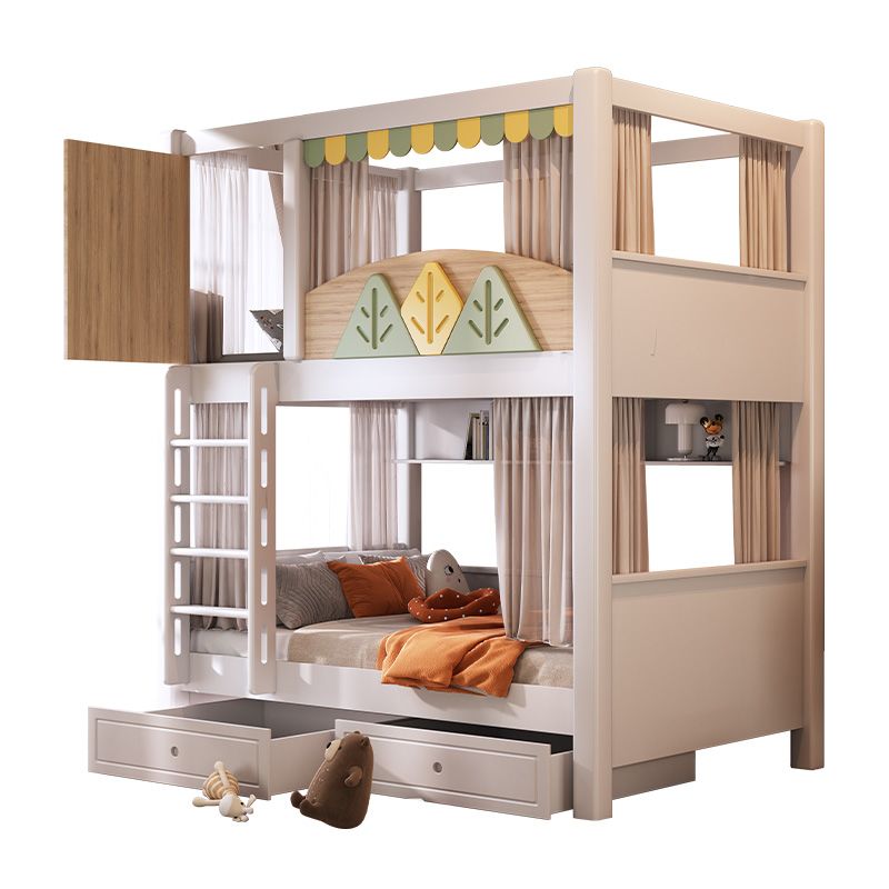 Modern Doğa Temalı Çocuk Ranza - Bunk Bed With Stairs And Slide incelemesi ve fiyatı