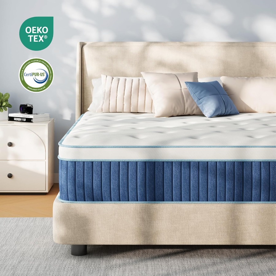 Yatak odası kullanımı için 12  - Memory Foam Mattress In A Box Queen incelemesi ve fiyatı